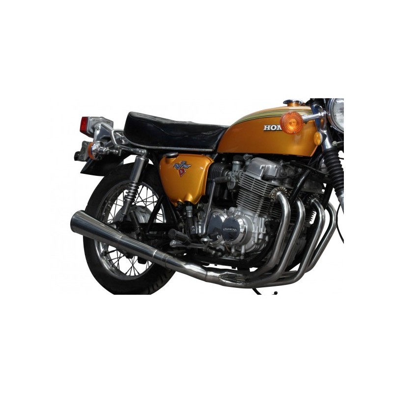 Delkevic Exhaust System Classic Megaphone 4-1 | S.S.| Honda CB750 K1-K6