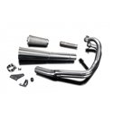 Delkevic Exhaust System Classic Megaphone 4-1 | S.S.| Yamaha XS650