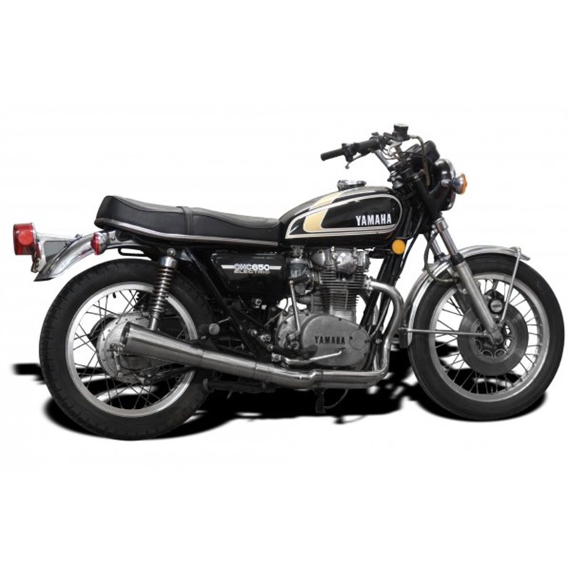 Delkevic Exhaust System Classic Megaphone 4-1 | S.S.| Yamaha XS650