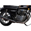 Delkevic Exhaust System Classic Megaphone 4-1 | S.S.| Yamaha XS650