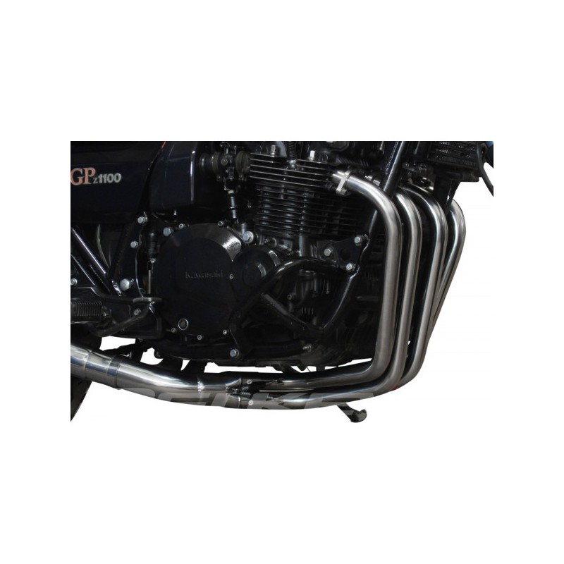 Delkevic Exhaust System Classic Megaphone 4-1 | S.S.| Kawasaki GPZ1100