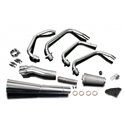 Delkevic Exhaust System Classic Megaphone 4-1 | S.S.| Kawasaki SR650