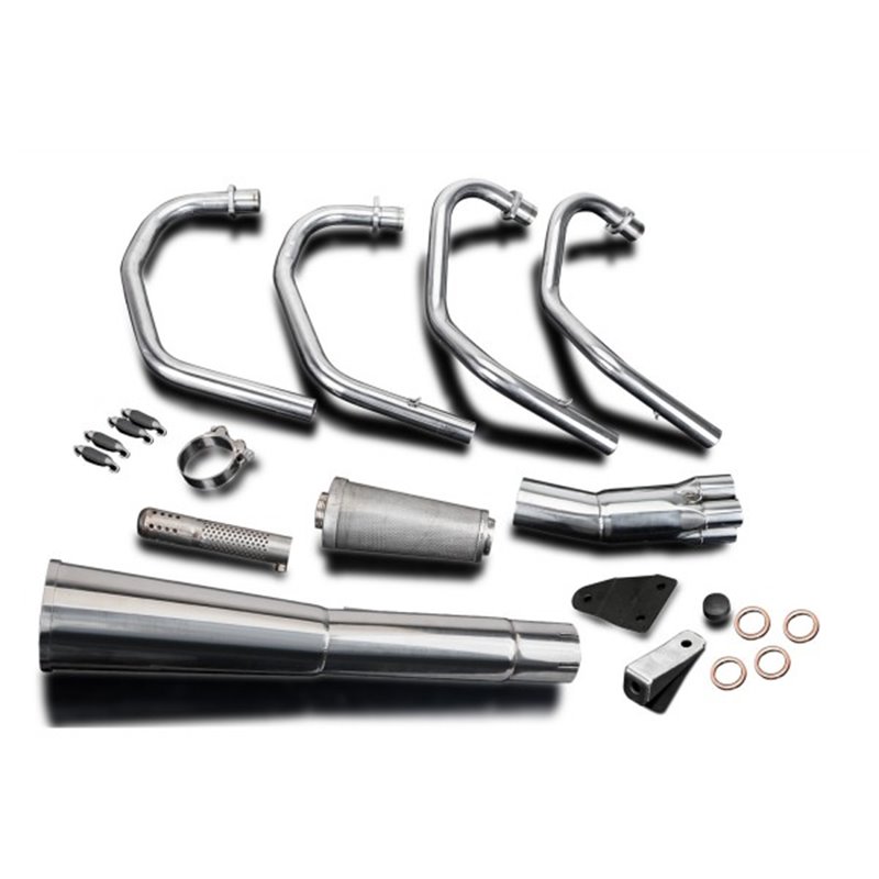 Delkevic Exhaust System Classic Megaphone 4-1 | S.S.| Honda CB350F