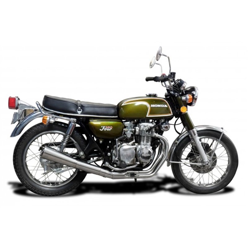 Delkevic Exhaust System Classic Megaphone 4-1 | S.S.| Honda CB350F