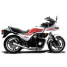 Delkevic Uitlaatsysteem Classic Megaphone 4-1 | RVS | Kawasaki GPZ750 Unitrack