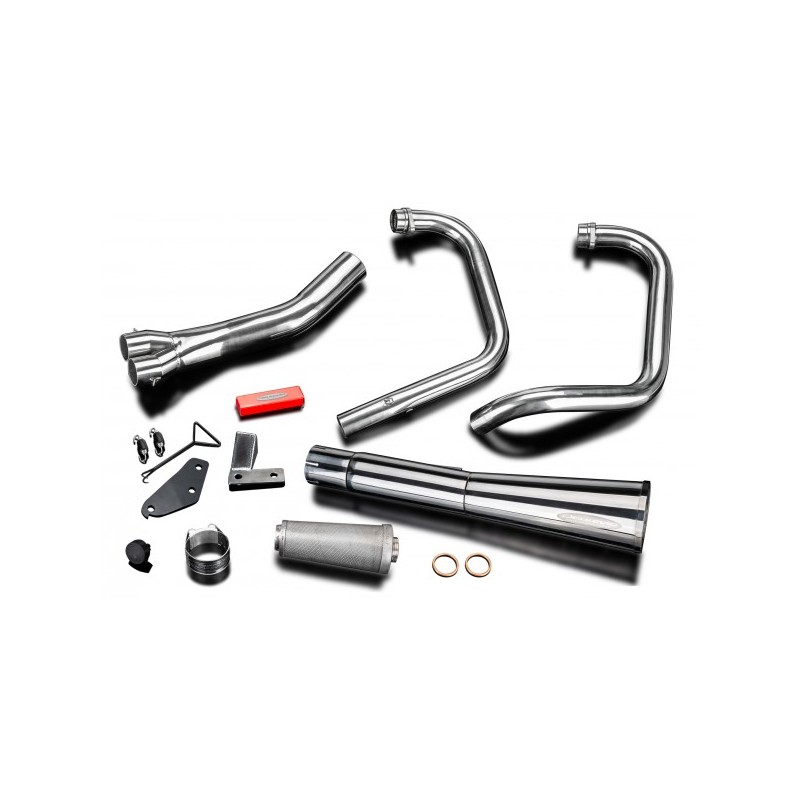 Delkevic Exhaust System Classic Megaphone 2-1 | S.S.| Honda CX500