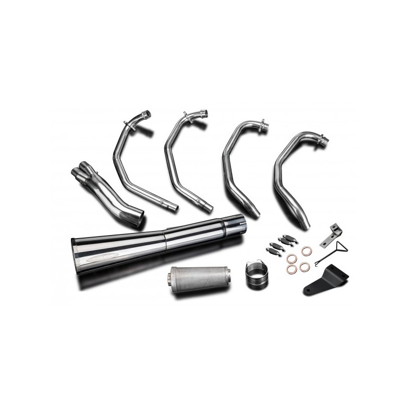 Delkevic Exhaust System Classic Megaphone 4-1 | S.S.| Yamaha XJ650 Seca