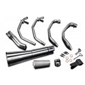 Delkevic Exhaust System Classic Megaphone 4-1 | S.S.| Yamaha XJ750 Maxim