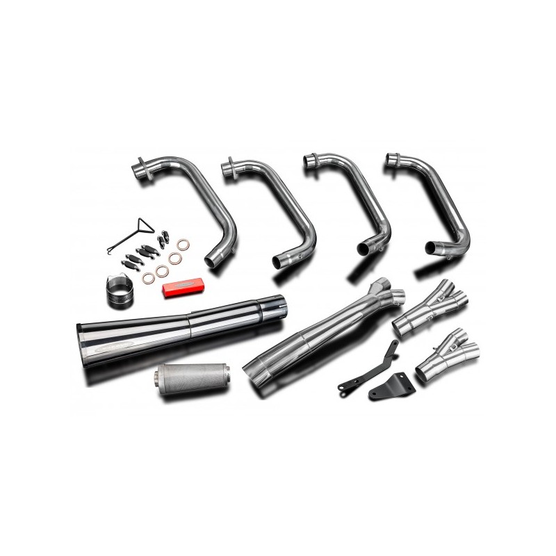 Delkevic Exhaust System Classic Megaphone 4-1 | S.S.| Honda CB750 Nighthawk/Sevenfifty