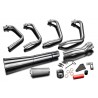 Delkevic Exhaust System Classic Megaphone 4-1 | S.S.| Kawasaki Z550C LTD