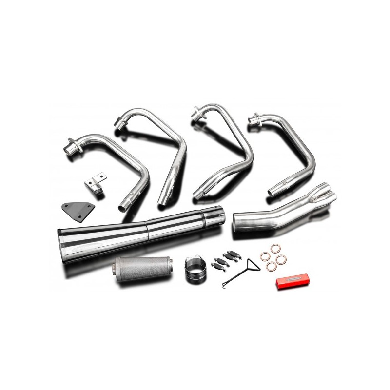 Delkevic Exhaust System Classic Megaphone 4-1 | S.S.| Honda CB650