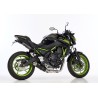 Hurric uitlaatsysteem Supersport | Kawasaki Z650(RS)/Ninja 650 | zwart