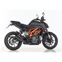 Hurric silencer Pro2 GP | KTM 125/390 Duke | black