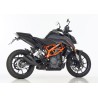 Hurric silencer Pro2 GP | KTM 125/390 Duke | black