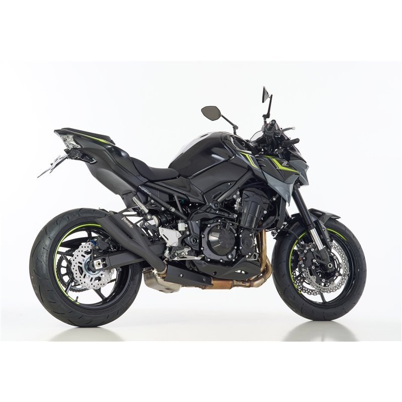 Hurric silencer Pro2 GP | Kawasaki Z900 | black