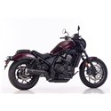 Falcon Uitlaat Double Groove | Honda CMX1100 Rebel | zwart