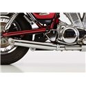 Falcon Exhaust Cromo Line | Honda VT125C Shadow | chrome