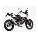 Shark Uitlaatsysteem SRC-4 | Honda CB125R | titanium