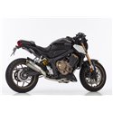 Shark Uitlaatsysteem SRC-4 | Honda CB650F/CBR650F | titanium