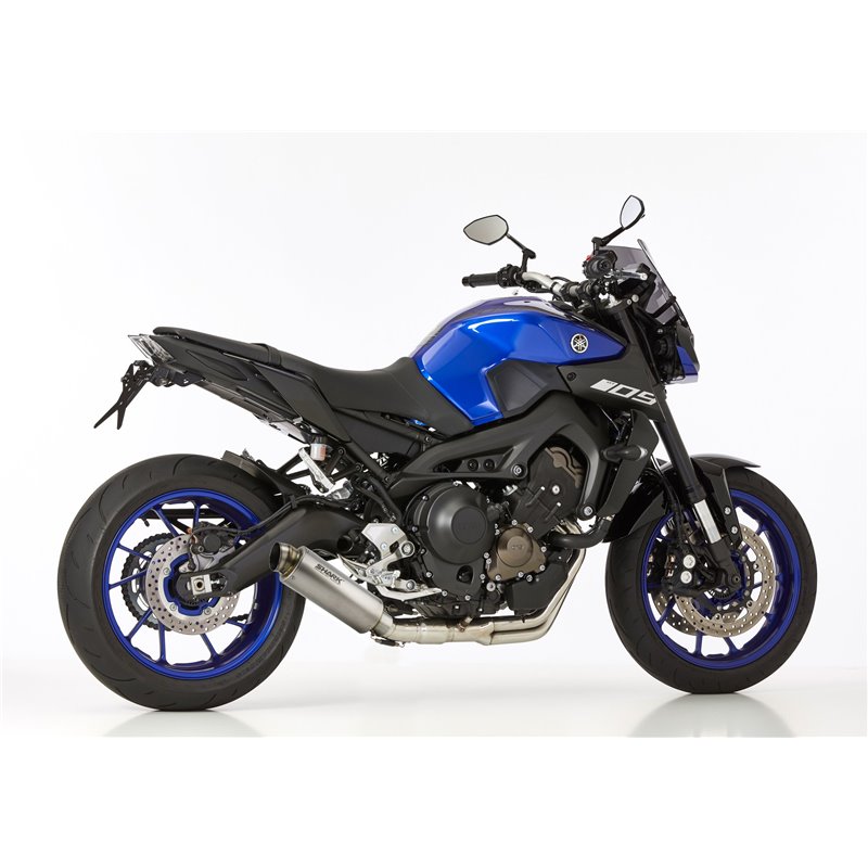 Shark Uitlaatsysteem SRC-4 | Yamaha MT09 | titanium