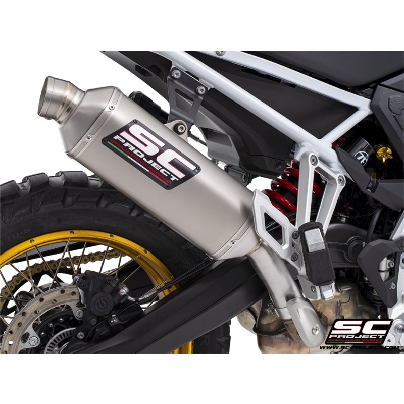 SC-Project Exhaust Rally Raid | BMW F900GS | titanium