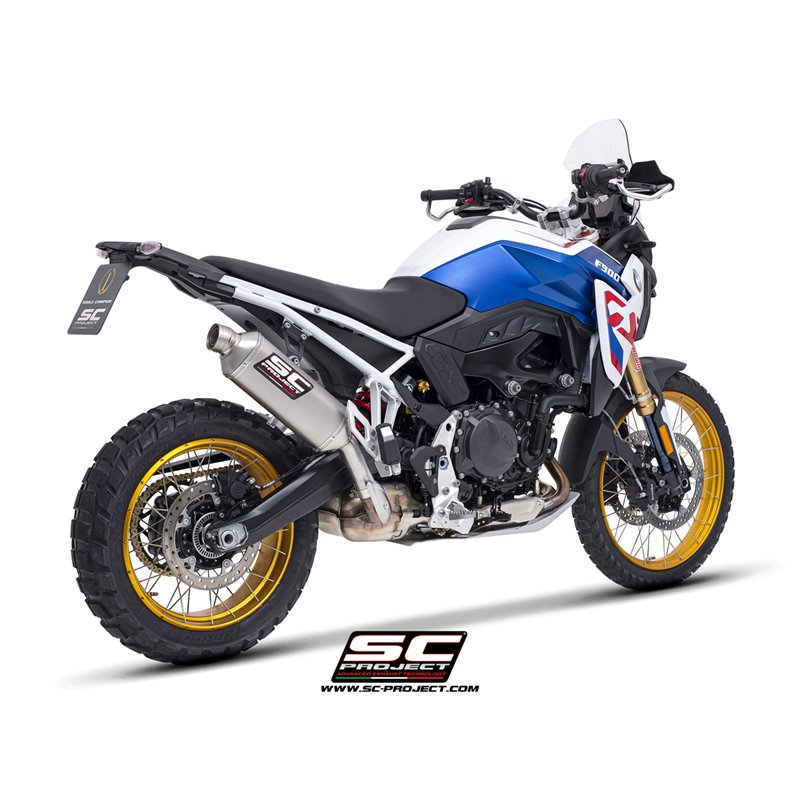 SC-Project Uitlaat Rally Raid | BMW F900GS | titanium