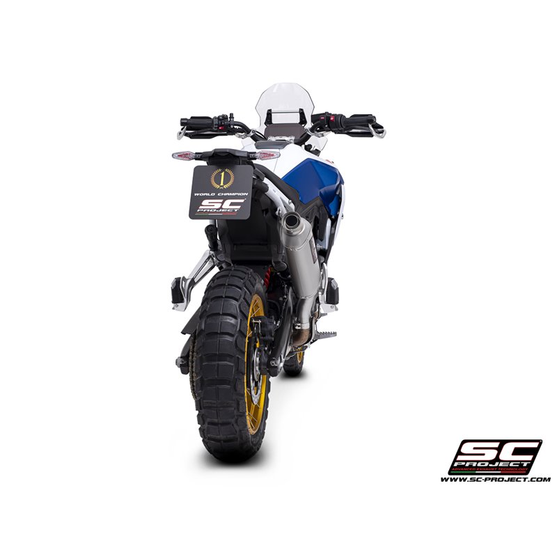 SC-Project Uitlaat Rally Raid | BMW F900GS | titanium