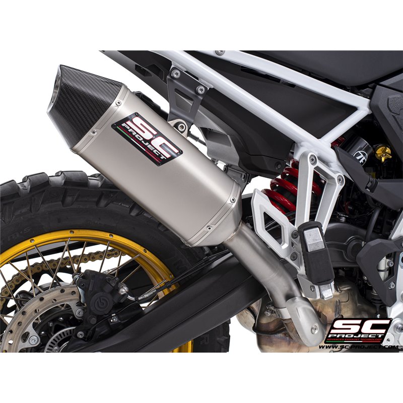 SC-Project Exhaust Rally Raid | BMW F900GS | titanium