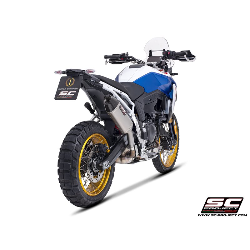 SC-Project Exhaust Rally Raid | BMW F900GS | titanium