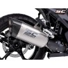 SC-Project Exhaust Adventure-R SideCase Compatible | BMW R1300GS | titanium