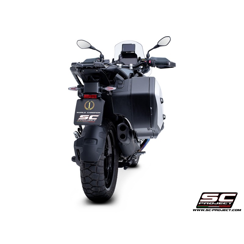 SC-Project Exhaust Adventure-R SideCase Compatible | BMW R1300GS | black