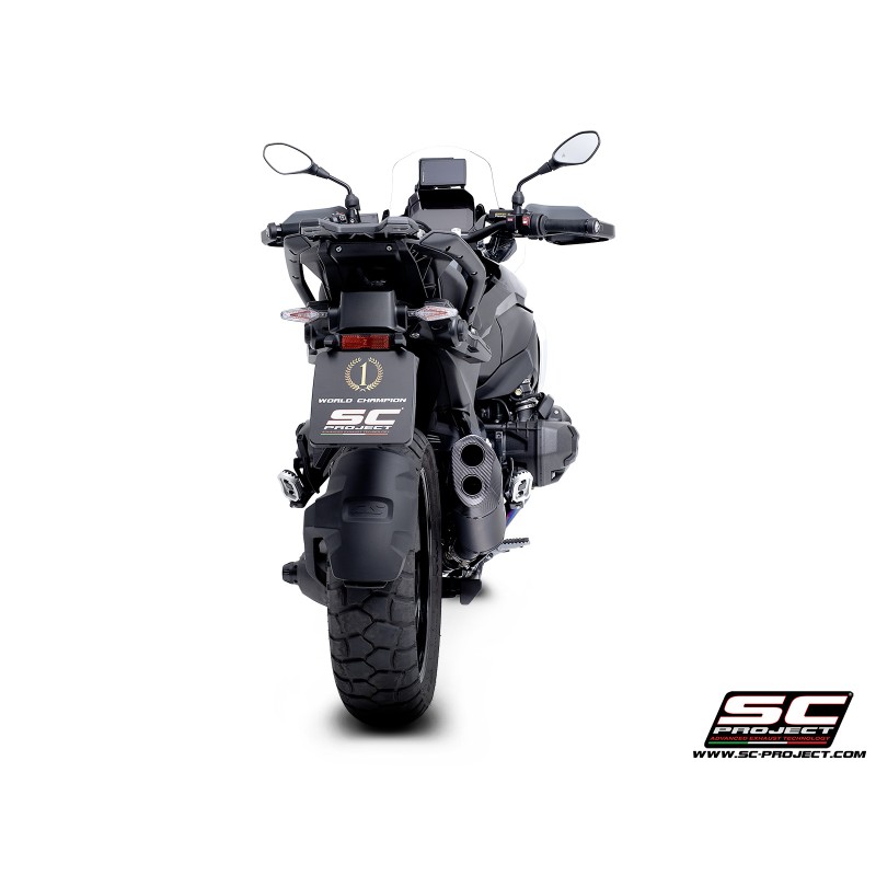 SC-Project Exhaust Adventure-R SideCase Compatible | BMW R1300GS | black