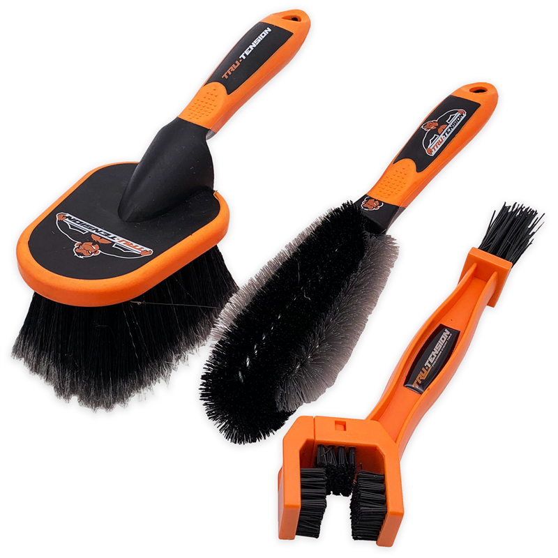 Tru Tension Motorcycle Cleaning Brush Set