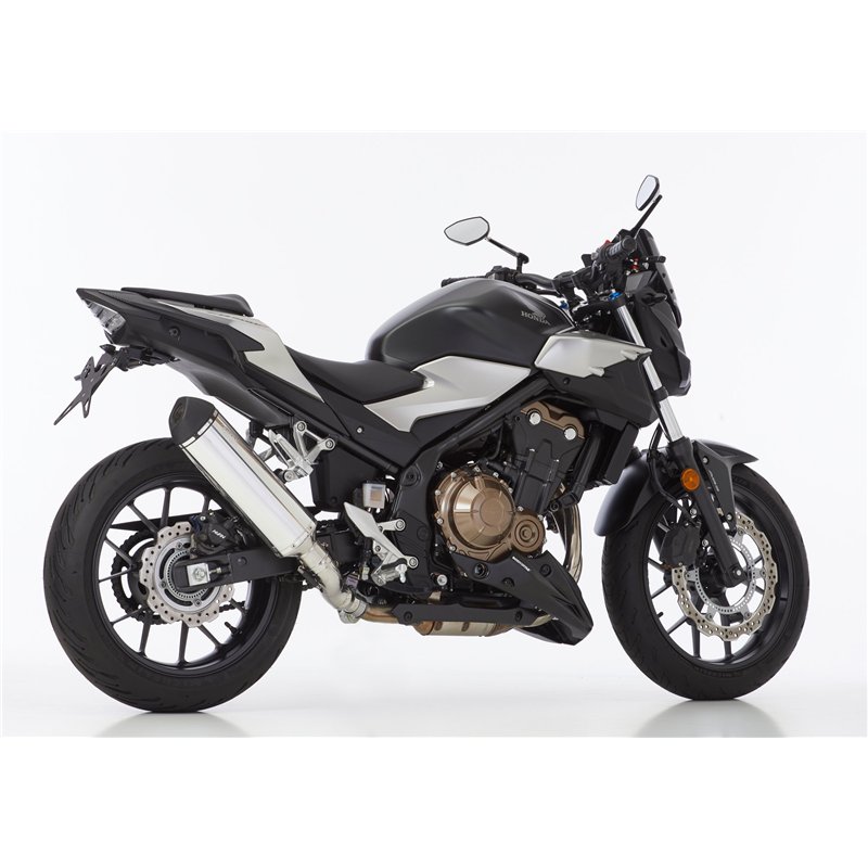 Shark uitlaat DSX-5 | Honda CB500/CBR500R/NX500 | zilver