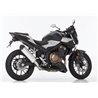 Shark uitlaat DSX-5 | Honda CB500/CBR500R/NX500 | zilver