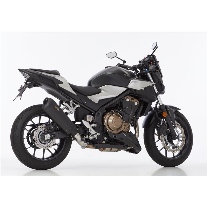 Shark uitlaat DSX-10 | Honda CB500/CBR500R/NX500 | zwart