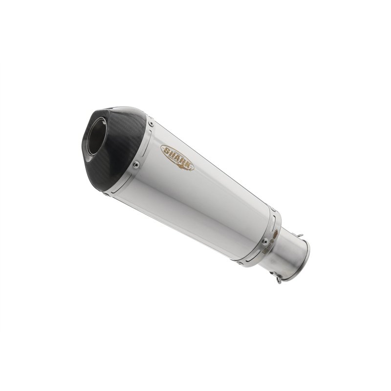 Shark Silencer DSX-7 | Husqvarna Svart/Vitlipen 401 | KTM Duke 390 | silver