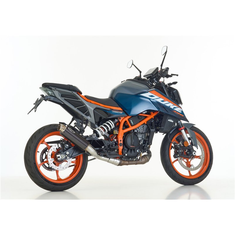 Shark Silencer SRC-4 | Husqvarna Svart/Vitlipen 401 | KTM Duke 390 | carbon