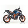 Shark Silencer SRC-4 | Husqvarna Svart/Vitlipen 401 | KTM Duke 390 | carbon