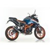 Shark Silencer SRC-4 | Husqvarna Svart/Vitlipen 401 | KTM Duke 390 | black