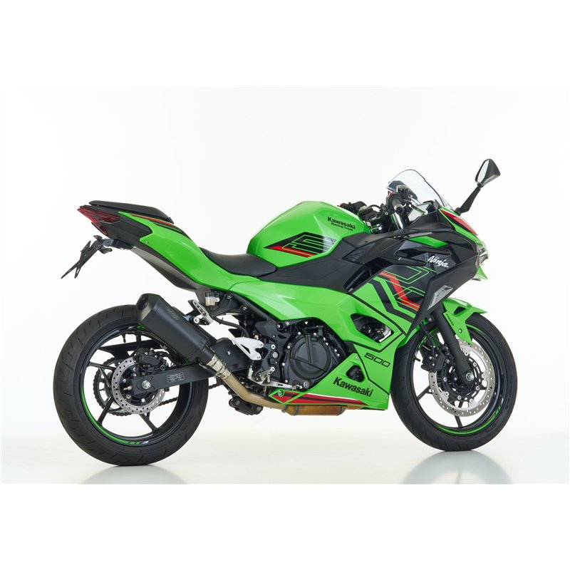 Shark Uitlaat DSX-10 | Kawasaki Ninja 500/Z500 | zwart