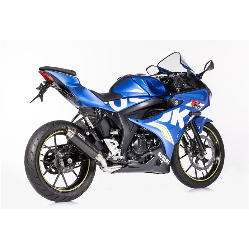 Shark Uitlaatsysteem SRC-4 | Suzuki GSX-R125/GSX-S125 | carbon