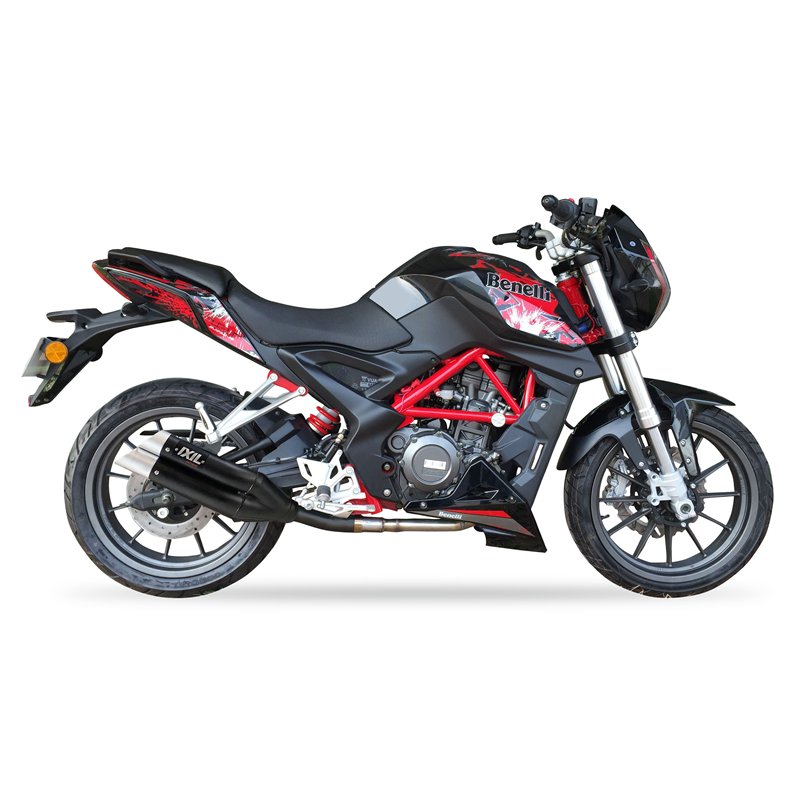 IXIL Uitlaat Dual Hyperlow XL L3XB | Zwart | Benelli TNT250/ BN251