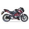 IXIL Uitlaat Dual Hyperlow XL L3XB | Zwart | Benelli TNT250/ BN251