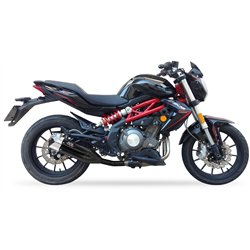 IXIL Uitlaat Dual Hyperlow XL L3XB | Zwart | Benelli BJ300GS