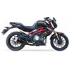 IXIL Uitlaat Dual Hyperlow XL L3XB | Zwart | Benelli BJ300GS