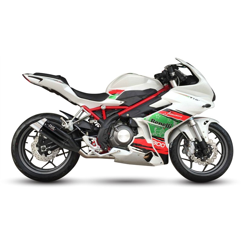 IXIL Uitlaat Dual Hyperlow XL L3XB | Zwart | Benelli BJ300GS-C