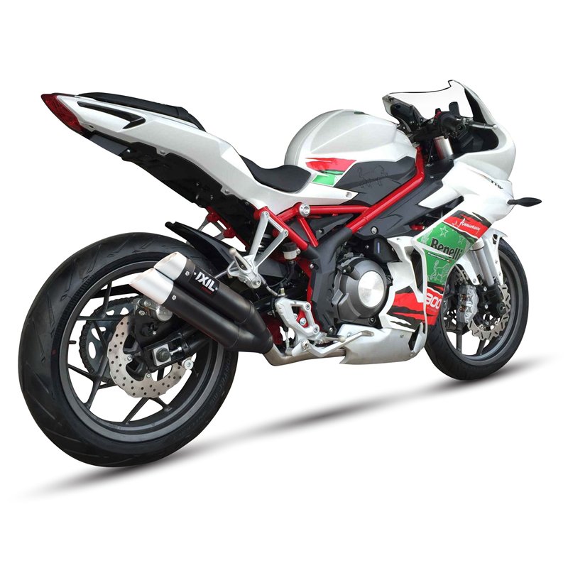 IXIL Uitlaat Dual Hyperlow XL L3XB | Zwart | Benelli BJ300GS-C