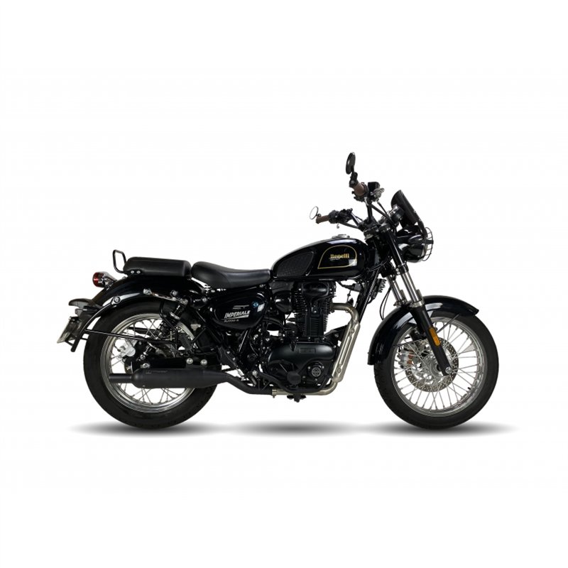 IXIL Uitlaatsysteem Ironhead Round | Zilver | Benelli 400 Imperiale