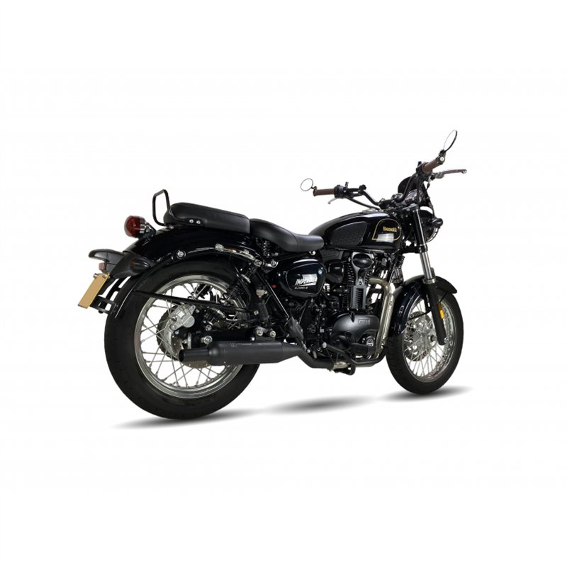 IXIL Uitlaatsysteem Ironhead Round | Zilver | Benelli 400 Imperiale